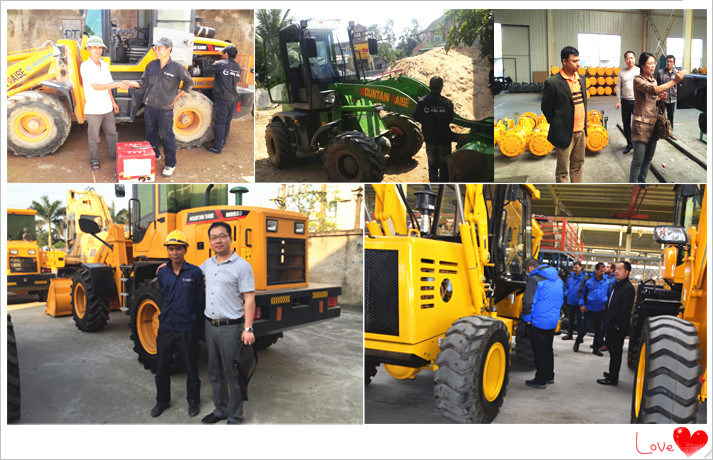 2000kg Automatic Heavy Wheel Loader for Construction