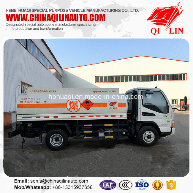 China Origin LHD Oil Storage Refilling Tank Truck for Sale