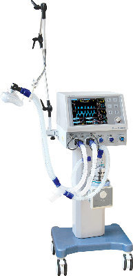 PA-700b Hot Sale Mobile Ventilator with Air Compressor, Breathing Machine