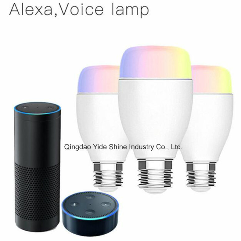 Alexa/Google Assistant/Smartphone Romote Controlled Warm White+Cold White RGBW GU10 LED Spotlight WiFi Smart LED Light Bulb