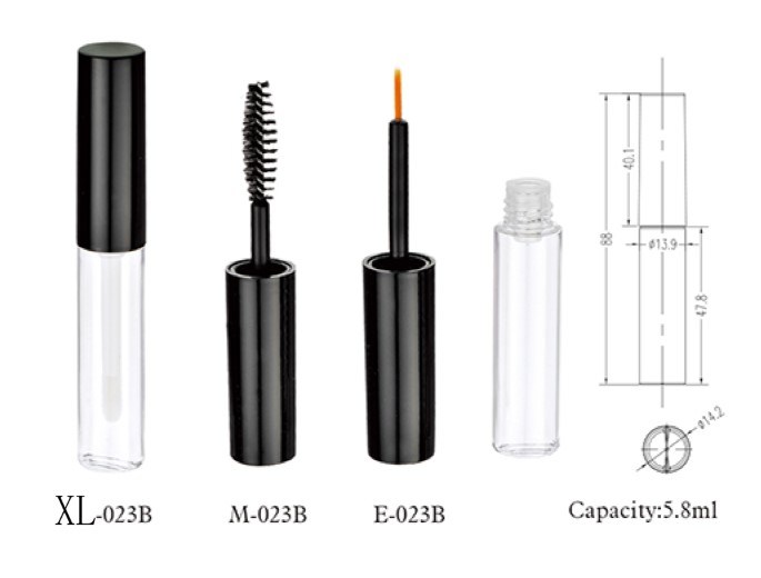 Luxury Makeup Packaging Magnetic Matte Mascara Plastic Tube for Makeup