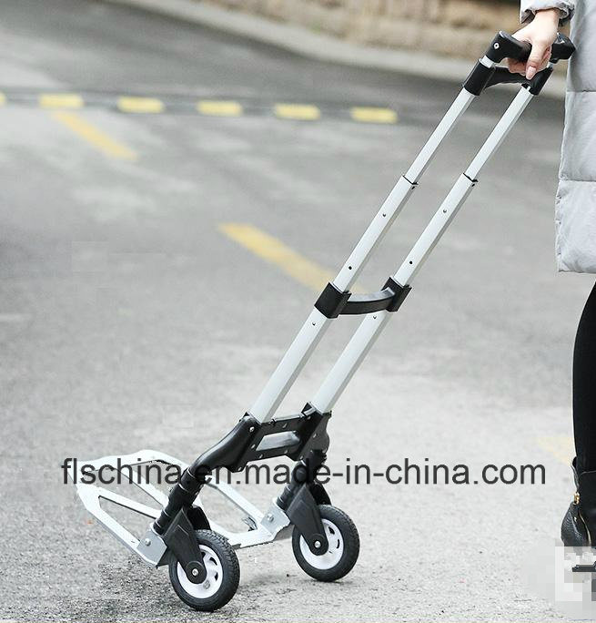 75kgs Payload Foldable aluminum Shopping Trolley/Hand Truck