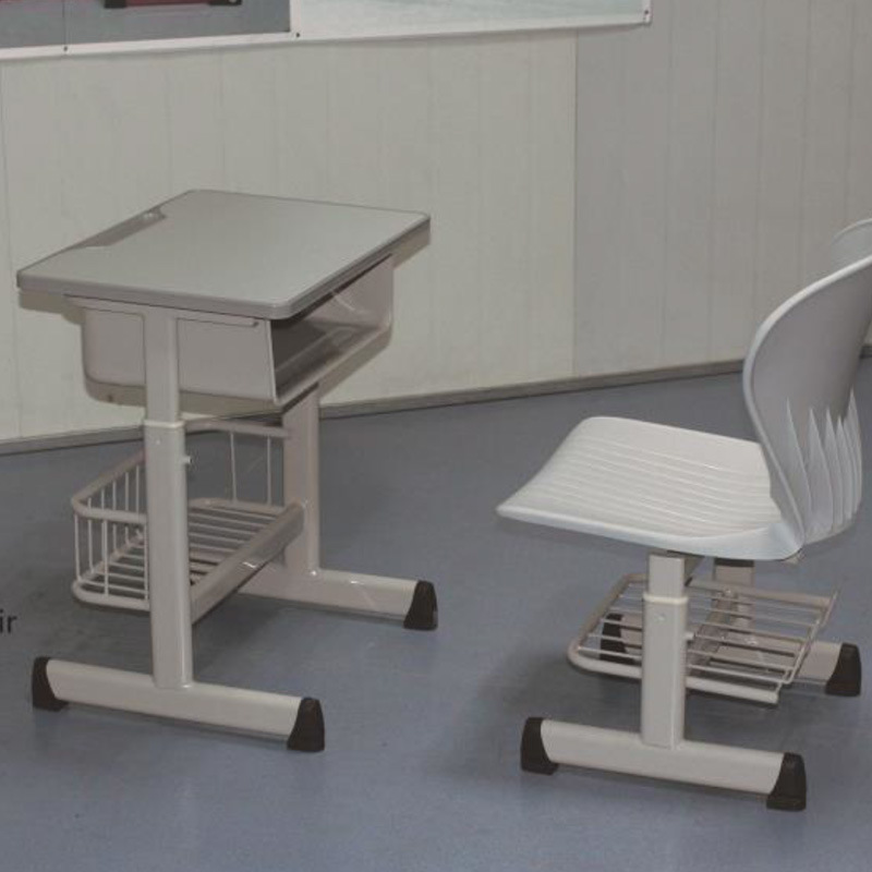 Height Adjustable School Desk Student Desk and Chair School Furniture