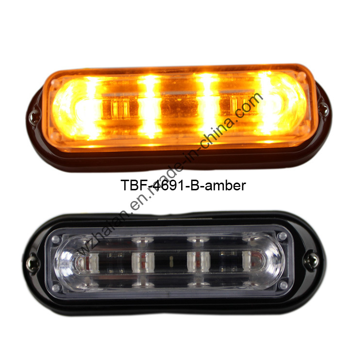 Amber Auto Grill Mini Lightbar (TBF-4691L3-B)