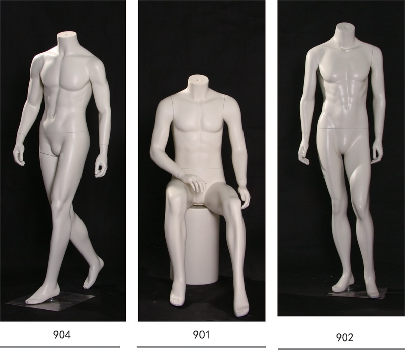 FRP Muscular Male Mannequin for Window Display