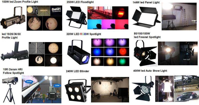 LED Zoom Profile Ellipsoidal Leko Light for Theatrical Lighting