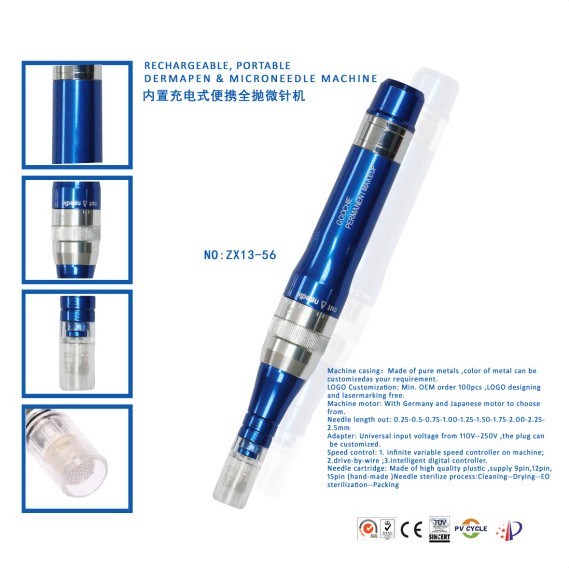 Rechargeable Derma Pen for Skin Micro Needling Therapy (ZX12-060)