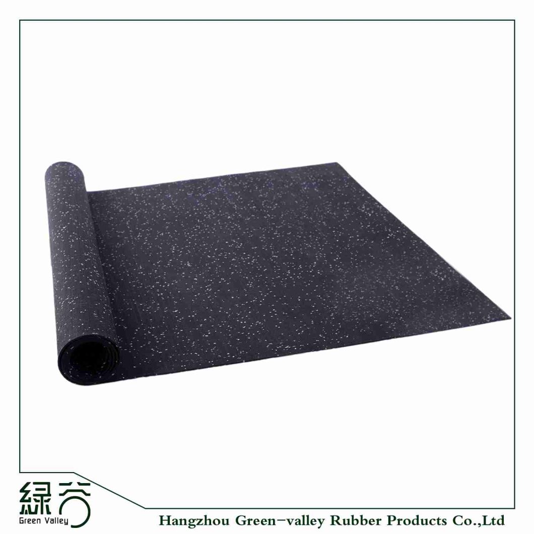 Factory Customized Anti Vibration Shock Absorber Durable Rubber Rolls Flooring Tiles Mats for Gym with Ce/En71/En1177/Reach/ISO10140