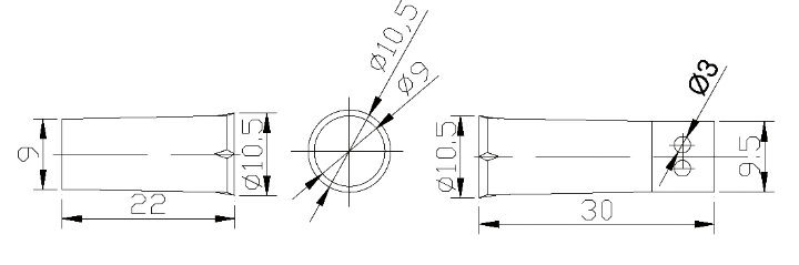 E-5continents 3/8 inch Terminal Type Door Magnetic Contacts 5C-33T