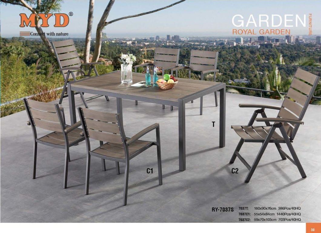 Big Table Stackble Chairs Outdoor Brow