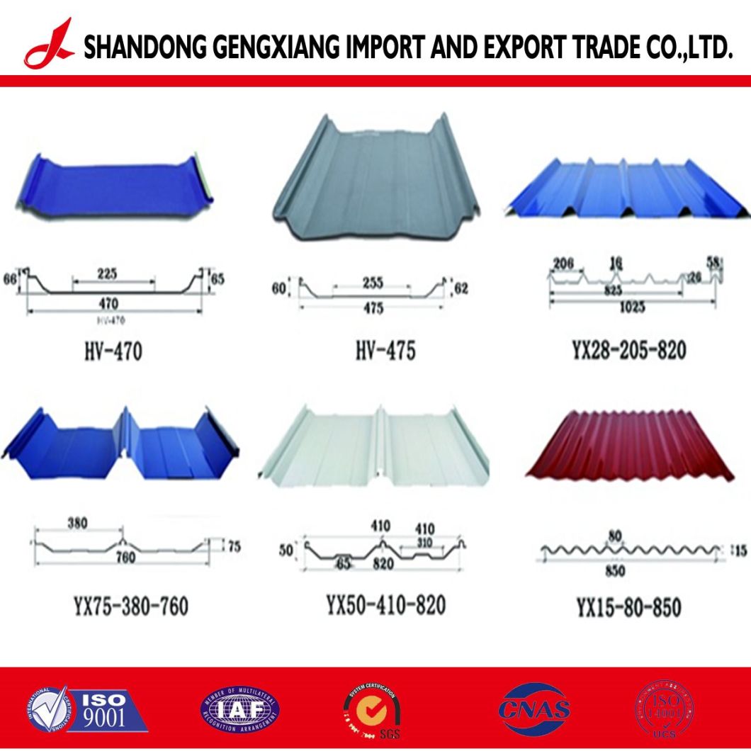 Galvanized Zinc Coated Corrugated Steel Sheet for Roofing