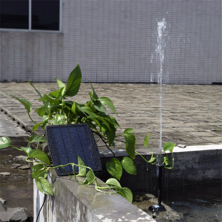 Decorative Water Mini Solar Panel Fountain Pump 9V 2.5W Solar Garden Pool Landscape Water Pump