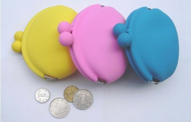 Candy Color Portable Silicone Mini Coin Bag Change Bag Small Things Bag