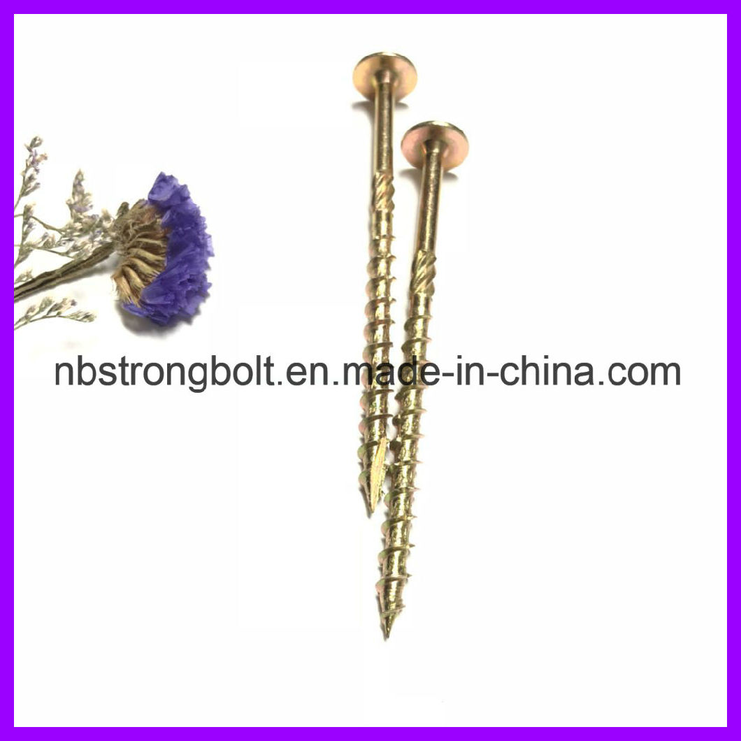 Construction Screw for Wood with Torx Wafer Head