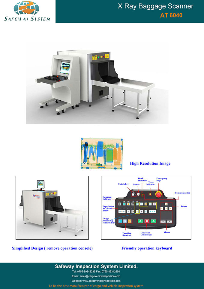 Hotel/Apartment Baggage Inspection Machine, Body Metal Detector Factory