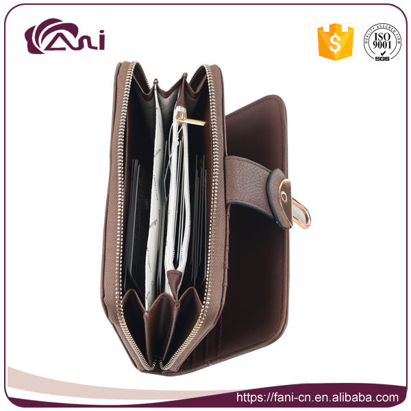 Fani New Design PU Leather RFID Passport Wallet for Travel