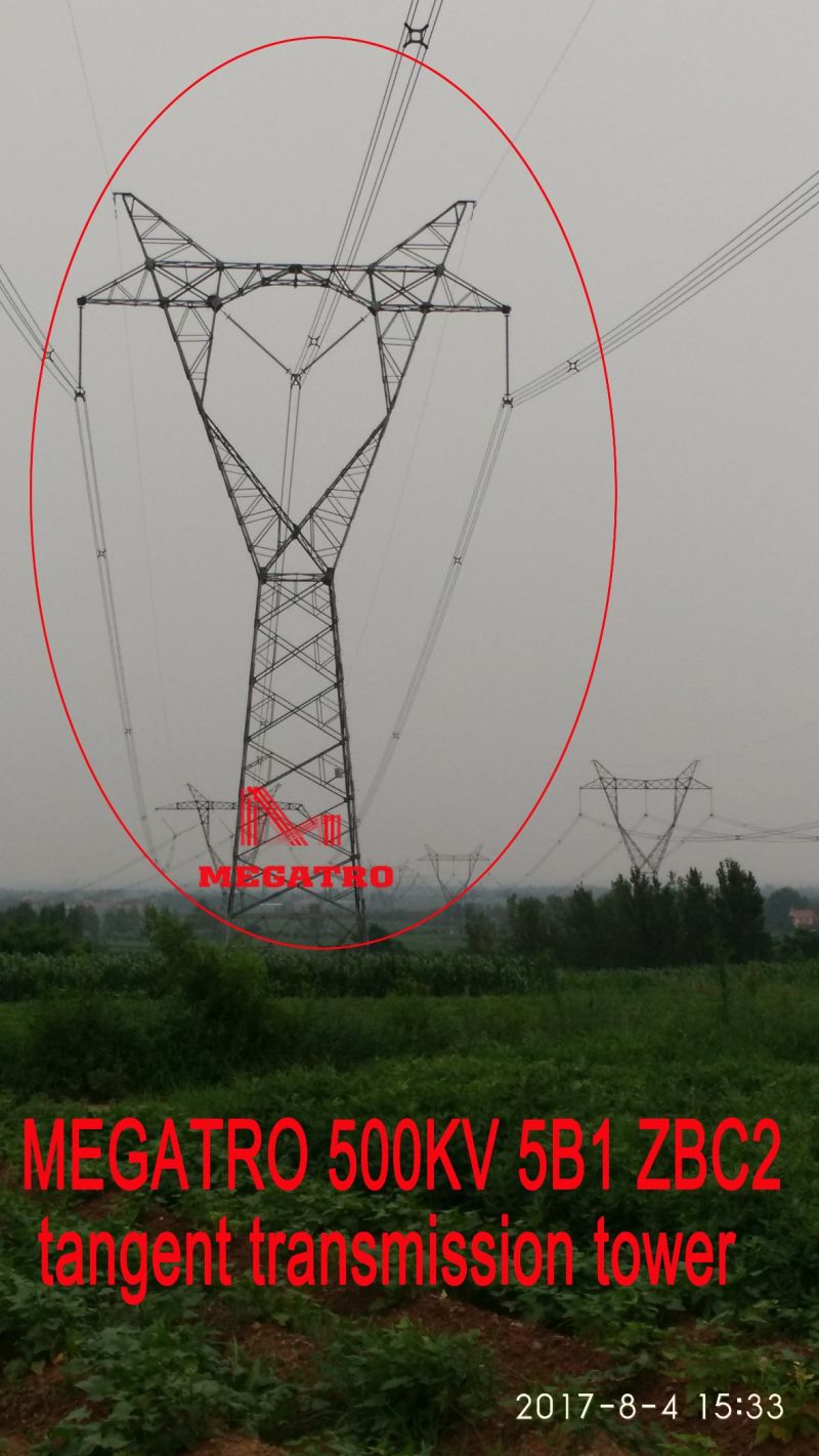 Megatro 500kv 5b1 Zbc2 Tangent Transmission Tower
