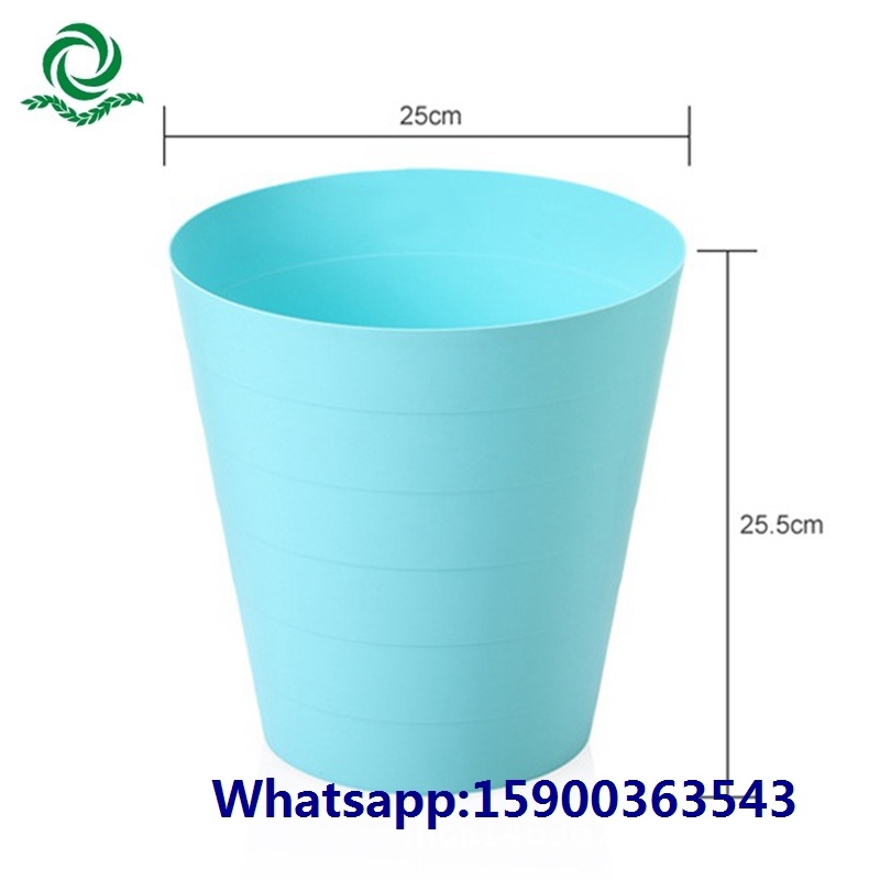 Kitchen Round Household Open Top Plastic Wastebin