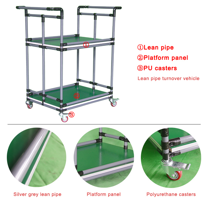 Lean Trolley with Caster for Factory