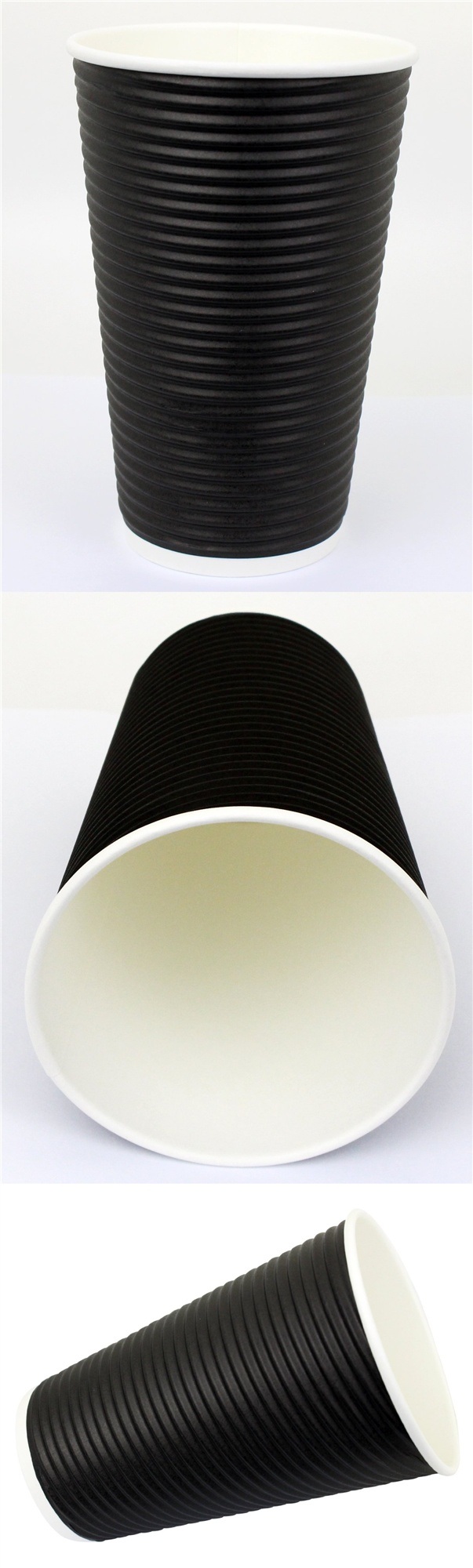 Corrugated Cup Durable Ripple Wall Paper Hot Coffee Cups
