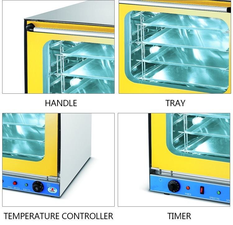 Industrial Deck Convection Oven for Bakery (HEO-6M-Y)