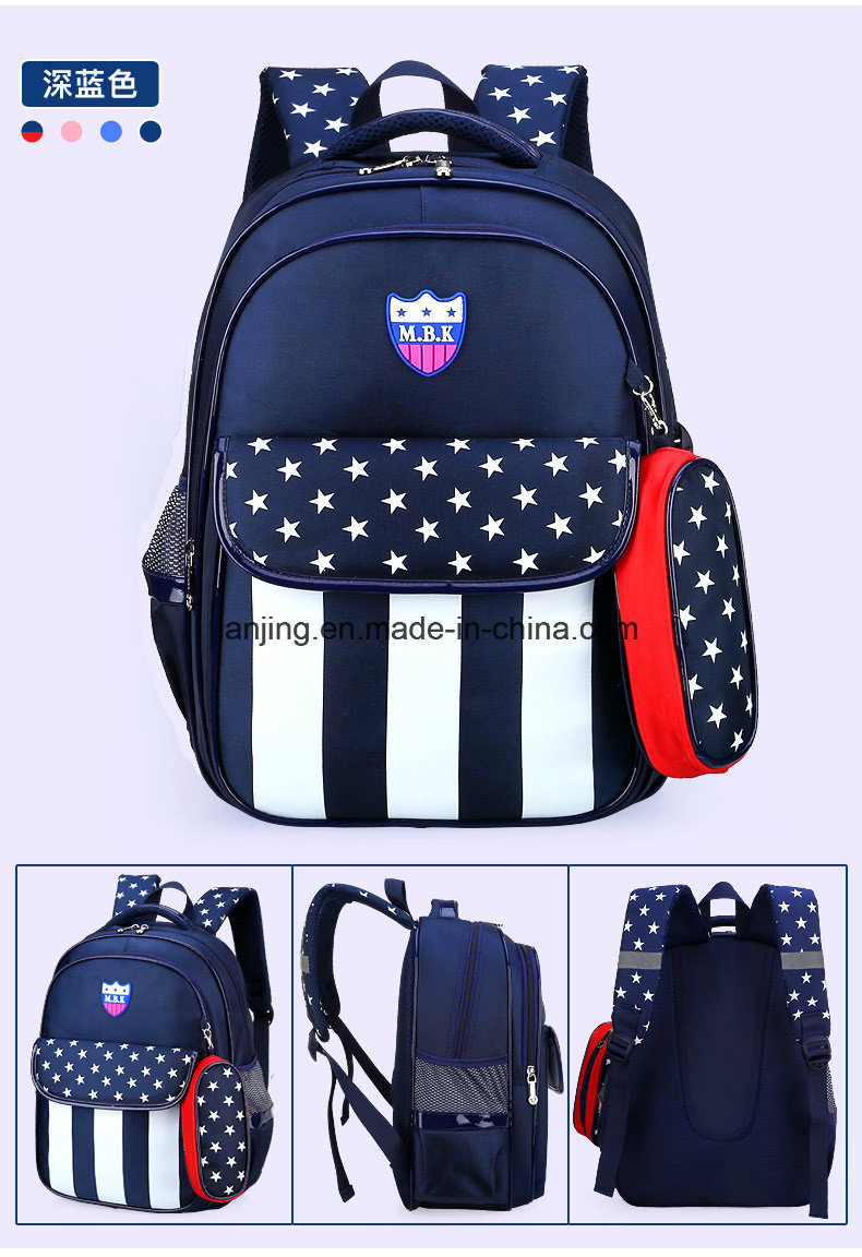 Bw-K254 Custom Wholesale Cute Kindergarten Kids Backpack Trolley School Bag