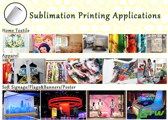 75GSM Dye Sublimation Paper for Transfer Printing