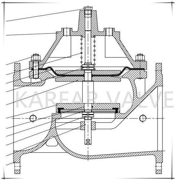 (480X) Oblique High Water Level Altitude Control Valve