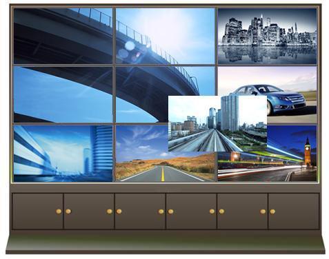 55inch 3.5mm Ultra Slim Bezel Video Wall Monitor