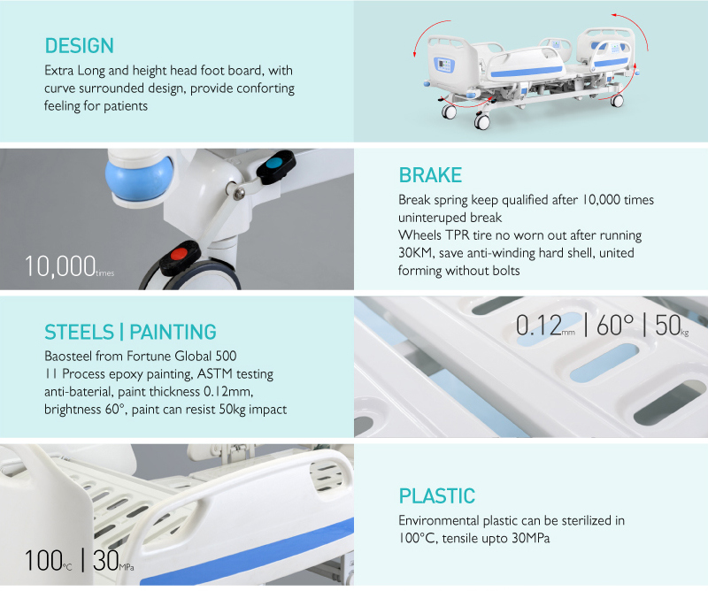 D8d ABS Adjustable Bed With Central Locking