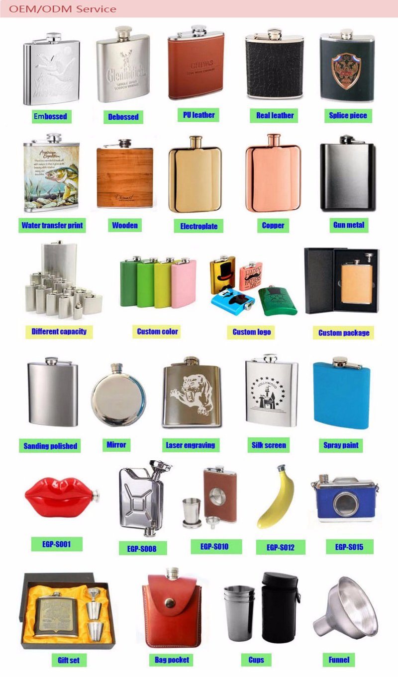 Factory Direct Sales 4 Oz Stainless Steel Hip Flask