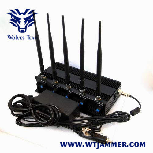 7W Powerful Tabletop Adjustable WiFi GPS Jammer & All Wireless Bug Camera Jammer