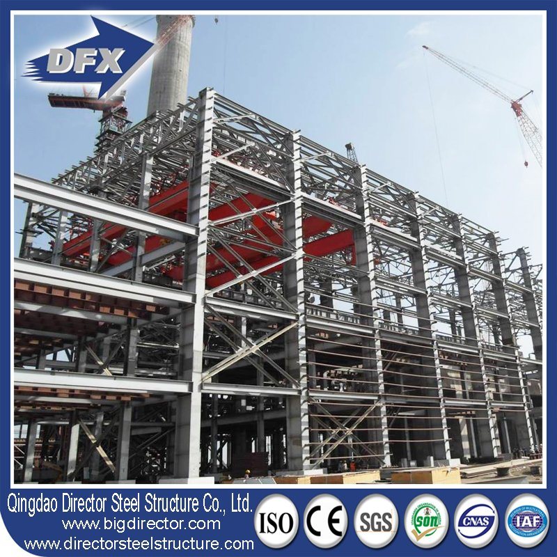 Prefabricated/Prefab Light Steel Space Frame Club-House H Beam Structure