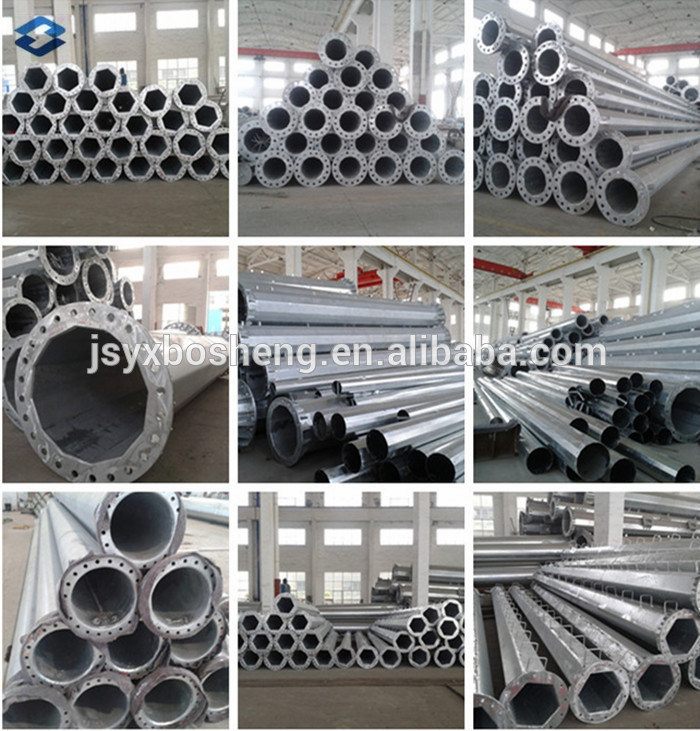 Electric Hot DIP Galvanizing Steel Pole