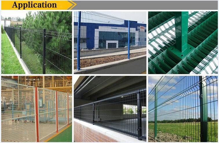 High Quality Cheap PVC Coated Welded Wire Mesh Triangle Fence