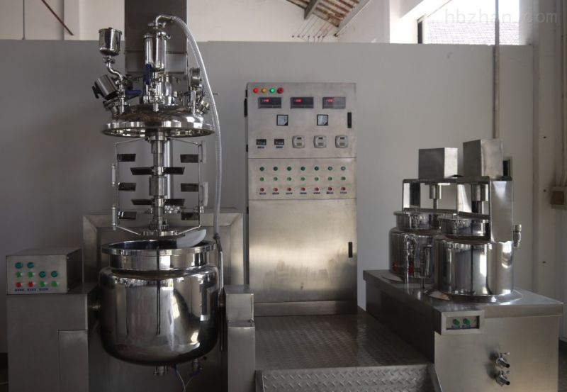 Vacuum Emulsifying Mixer with Water Pot and Oil Pot