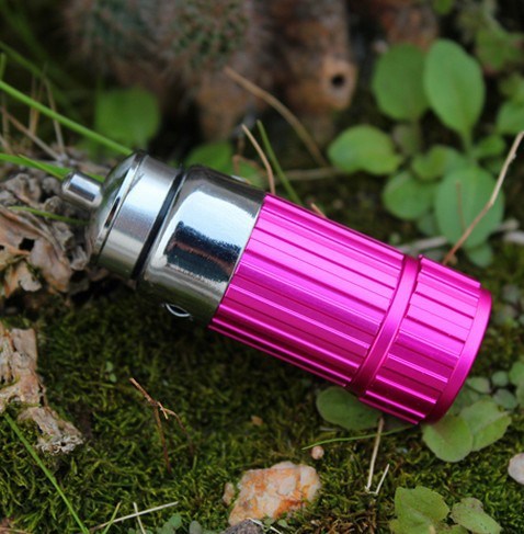 Portable Multi Colours Mini Car Charging LED Torch Flashlight