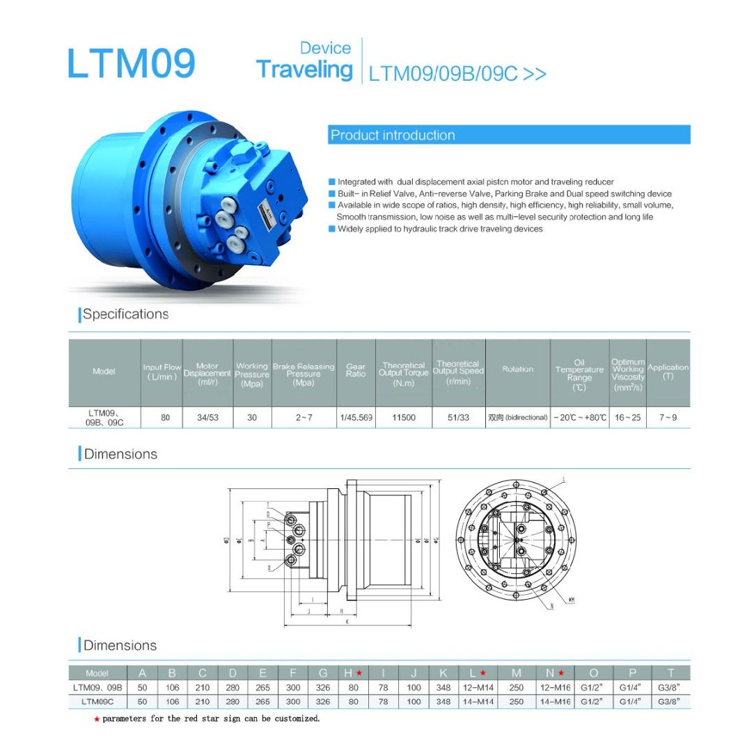 Excavator Spare Parts for Daewoo, Doosan, Hyundai 7t~9t Crawler Machinery