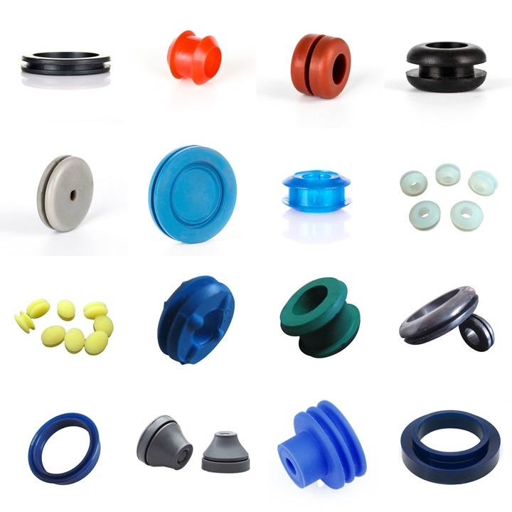 Custom Round Square Silicone Rubber Blind Blanking Grommet for Hole Sealing