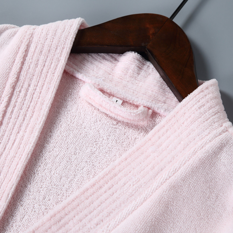 100% Cotton Velour Bath Robes for Adult 5star Hotel Bathrobe