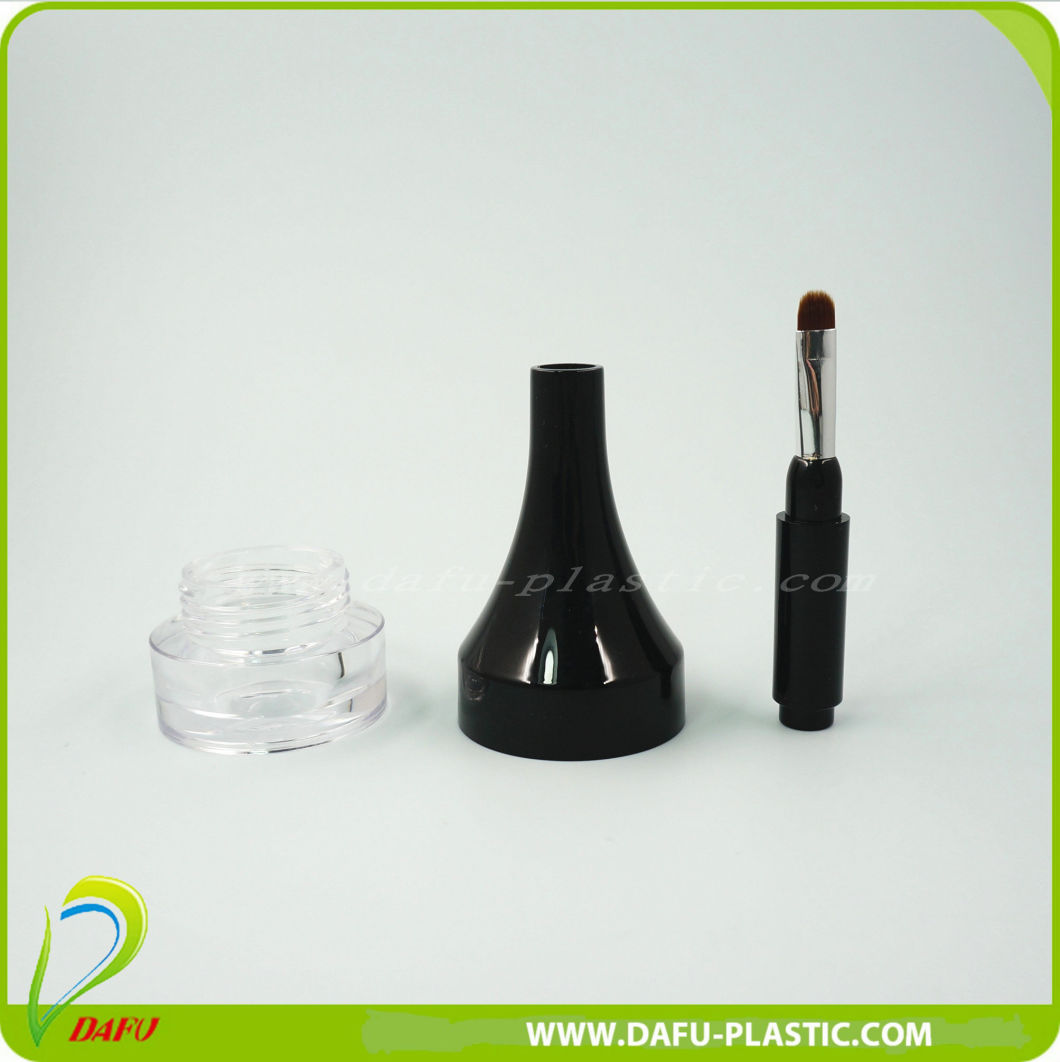 Cosmetic Packaging Plastics Eyeliner Containers with Brush