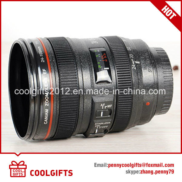 New Arrival Camera Lens Travel Coffee Mug / Cup /Thermos, Stainless Steel Mug