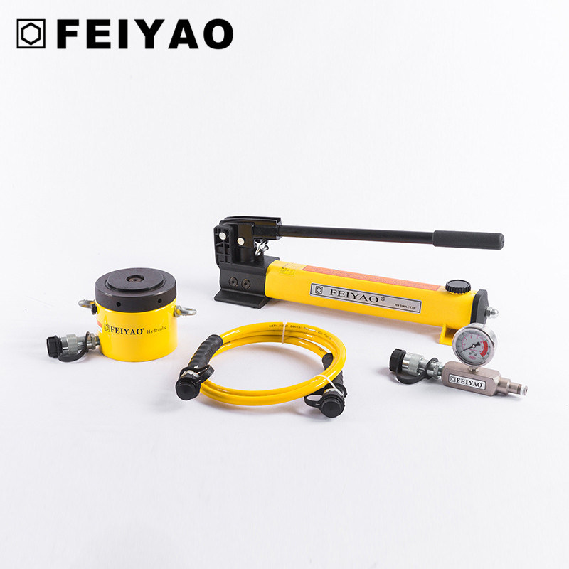 Fy-Clp Single Acting Low Height Lock Nut Hydraulic Cylinder with Competitive Price