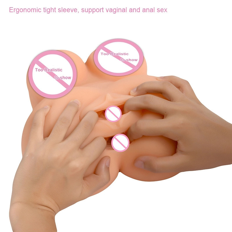 Half Body Vagina Mini Silicone Sex Dolls for Men