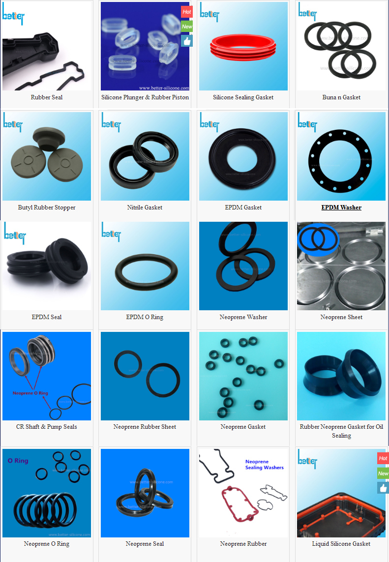 Custom Rubber Neoprene/EPDM/NBR/Silicone Gasket/Seal/ Sealing/Sheet/O-Ring Back Adhesive Washers