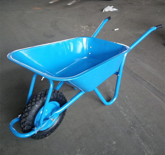 90L Heavy Duty Construction and Garden Tool Metal Wheel Barrow