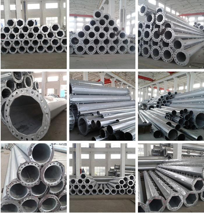 Hot DIP Galvanised Electric Steel Pole