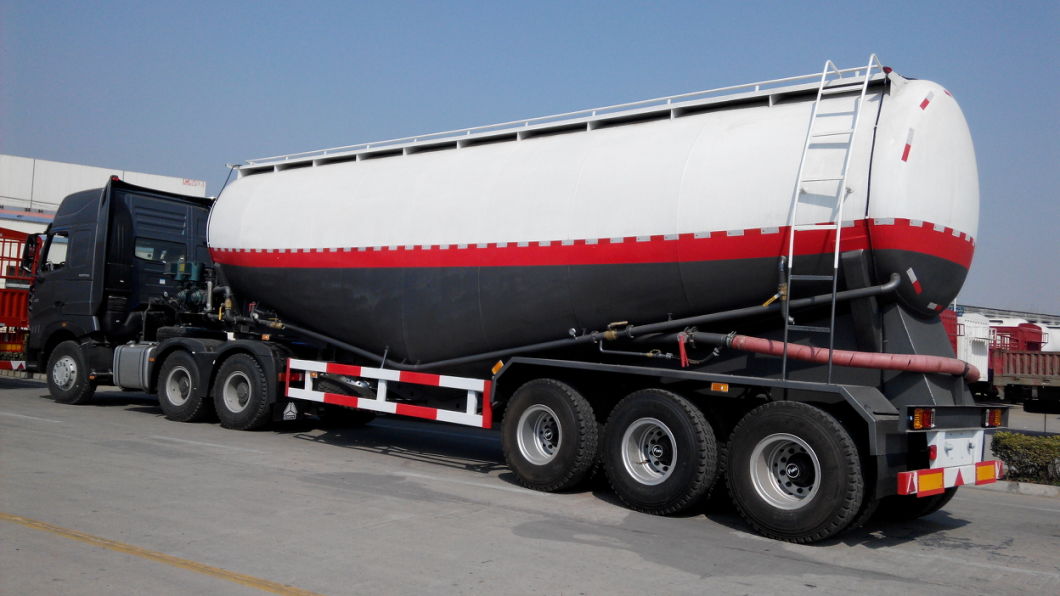 Dry Powder Bulk Tank Semi Trailer Bulk Cement Truck Sale