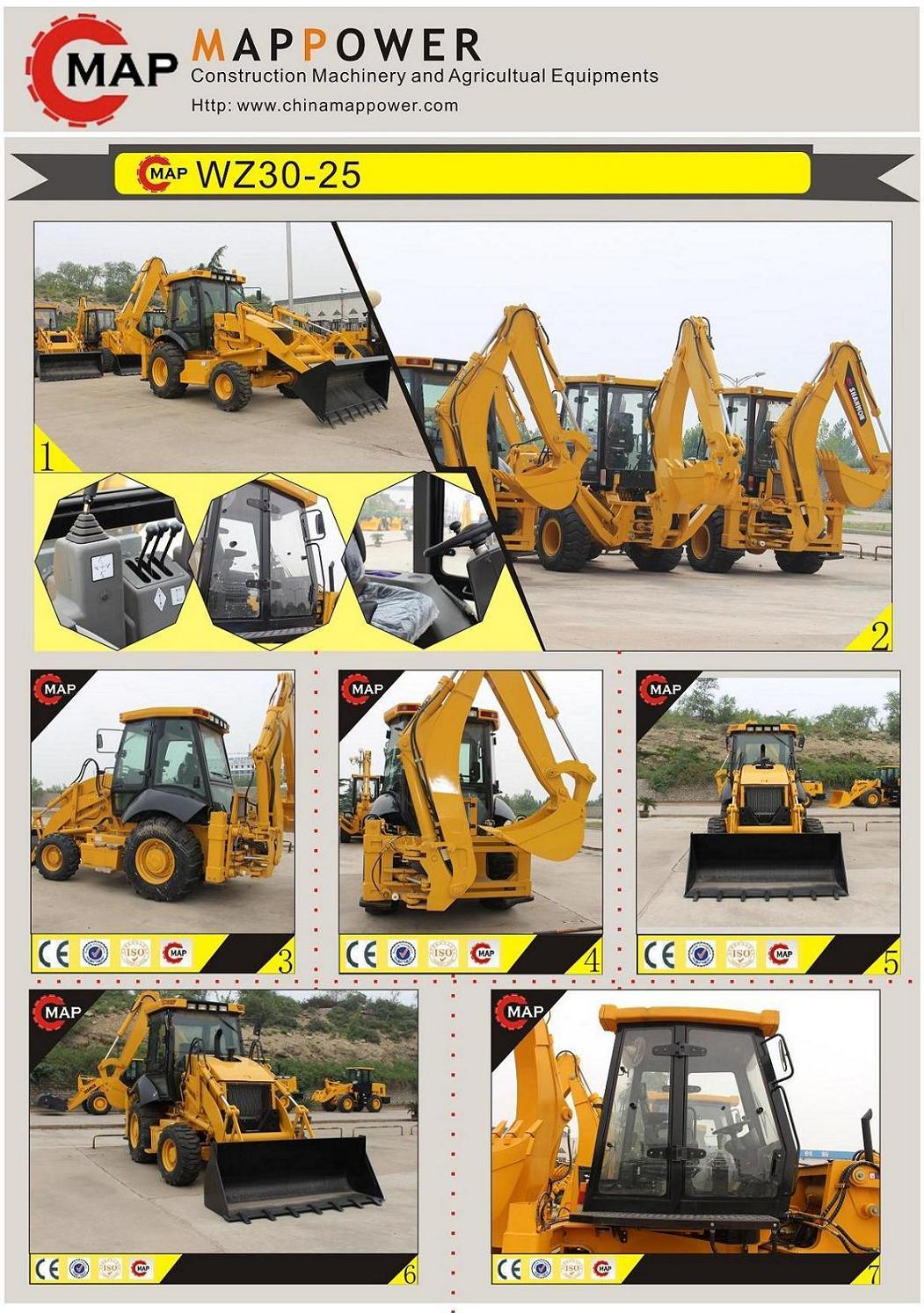 Wz30-25 Backhoe Loader with Price