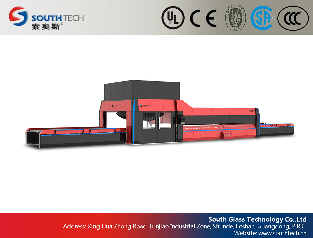 Southtech Glass Cross Bending Ceramic Roller Machine (HWG)
